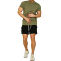 Summer Wear Active Fitness Camisetas y pantalones cortos Men Gym Gym Set cultural